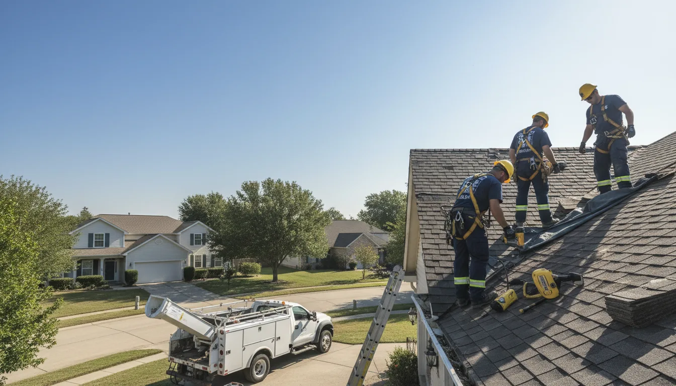 Emergency Roof Repair in Round Top, TX near me